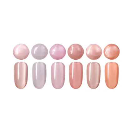 Kit 6 Gel Magnético D&Z 5g Olho de Gato Profissional para Unhas Nail Designer Manicure