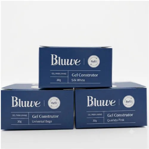 Refil de Gel Bluwe para Alongamento de Unhas Alta Performance e Excelente Nivelamento